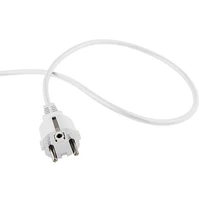 PremiumCord Flexo napájecí kabel s vidlicí 230V 2m bílý - Kabely a redukce