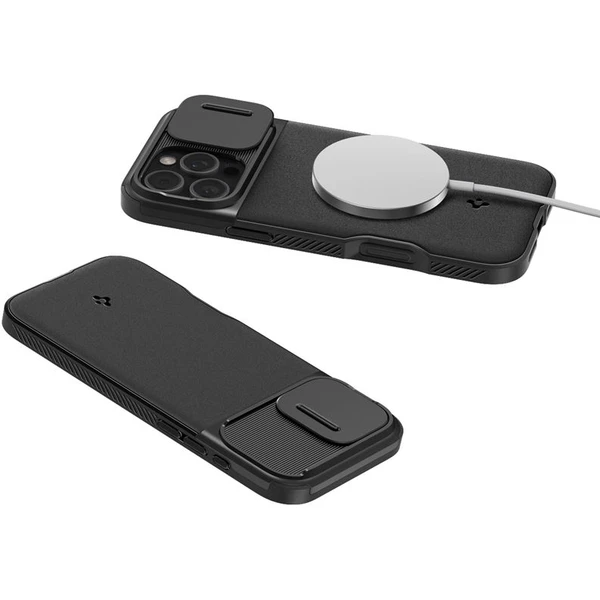 Spigen Optik Armor MagSafe kryt iPhone 16 Pro Max black - Pouzdra - Obrázek 55a6965a7fd543ffa4d8b41bd8219ef4