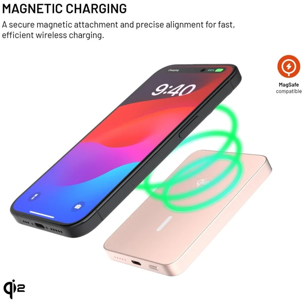 FIXED MagZen 5 Crystal MagSafe/Qi2 powerbanka, 5000mAh, růžová - Powerbanky - Obrázek 55cf2453991944f1be337b6a0b5a9c6a