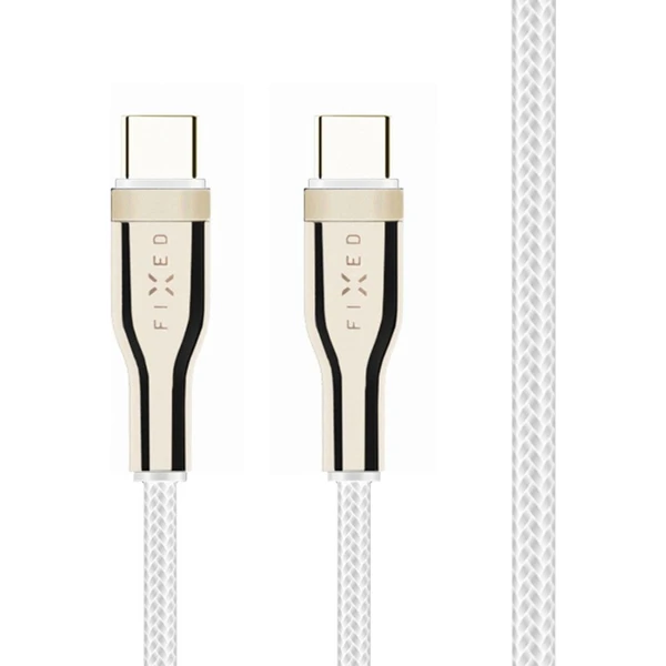 FIXED USB-C/USB-C napájecí kabel 100W 1,2m bílý - Kabely a redukce - Obrázek 55e323f0e8064810bb7f3322c3b337ca