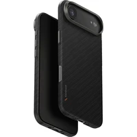 UNIQ Keva Edge MagClick MagSafe kryt iPhone Air Carbon Black - Pouzdra