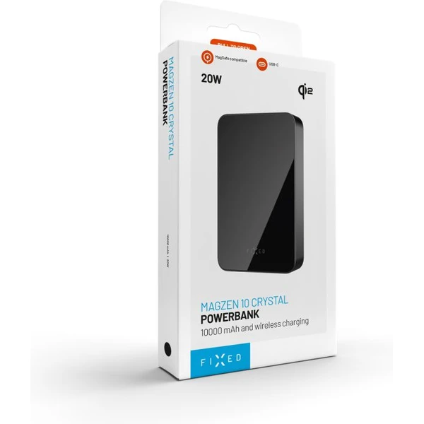 FIXED MagZen 10 Crystal MagSafe/Qi2 powerbanka, 10000mAh, černá - Powerbanky - Obrázek 5618beaef9844918922912ce0ac5f21a