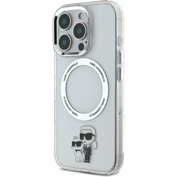 Karl Lagerfeld IML Karl and Choupette MagSafe kryt pro iPhone 16 Pro čirý - Pouzdra - Obrázek 5639971e447f42798f42e06bdecb0c25