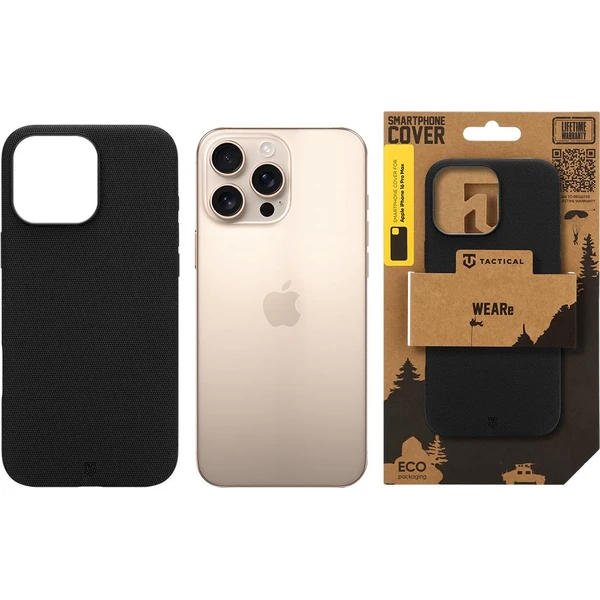 Tactical MagForce WEARe MagSafe kryt Apple iPhone 16 Pro Max Black - Pouzdra - Obrázek 563eddb4b59b4c178d164234cdff0127