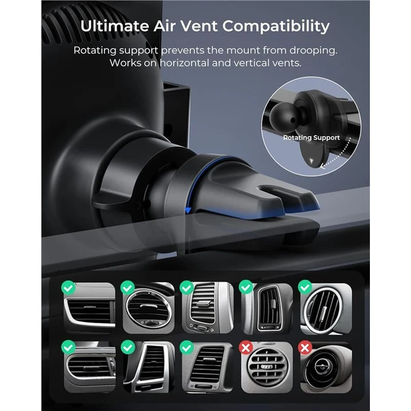 iOttie AutoSense 2 Wireless Air Vent Mount držák do auta s nabíjením černý - Držáky - Obrázek 5644138ac11e4e05904e4db4e8a16b6e