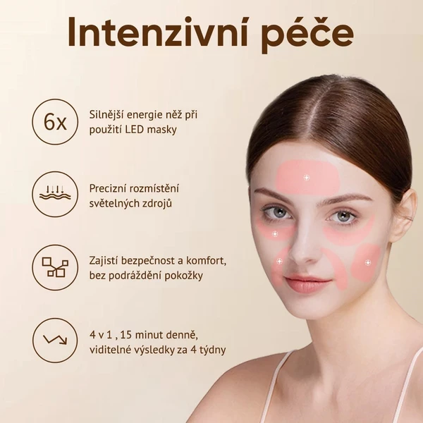 JOVS 4D v2 laserová světelná terapeutická maska - Čističe pleti - Obrázek 56510dd3b5d24221bc2a4bebc7d4f113