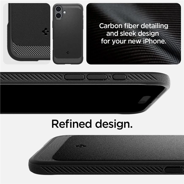 Spigen Rugged Armor MagSafe kryt iPhone 16 matte black - Pouzdra - Obrázek 567ab0dd3eb3480eadac0e7d66703bf0