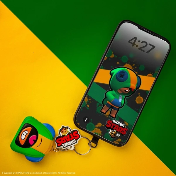 Klíčenka squishy Brawl Stars - Leon - Klíčenky - Obrázek 56YM000K01