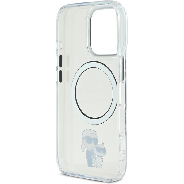Karl Lagerfeld IML Karl and Choupette MagSafe kryt pro iPhone 16 Pro čirý - Pouzdra - Obrázek 56a7a70b47cc415b987508c1a4a30186