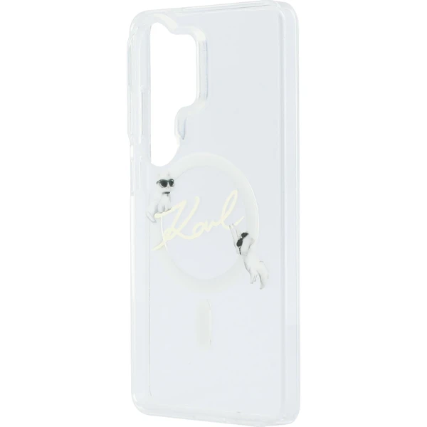 Karl Lagerfeld IML Choupette Karl Script Logo Magnetic kryt Samsung Galaxy S26 Ultra čirý - Pouzdra - Obrázek 56c5616e1e67481fb10c251ffed16fcd
