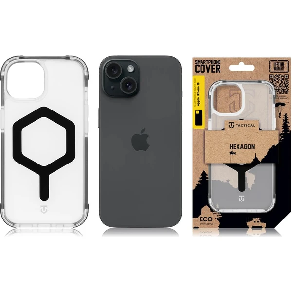 Tactical MagForce Hexagon kryt Apple iPhone 15 černý - Pouzdra - Obrázek 56ca623b1d4346cb973dd3dc9308252b