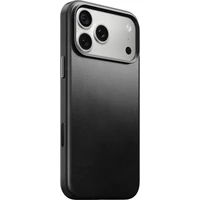 Nomad Traditional Leather (Horween) MagSafe kožený kryt iPhone 17 Pro Max/18 Pro Max Black - Pouzdra