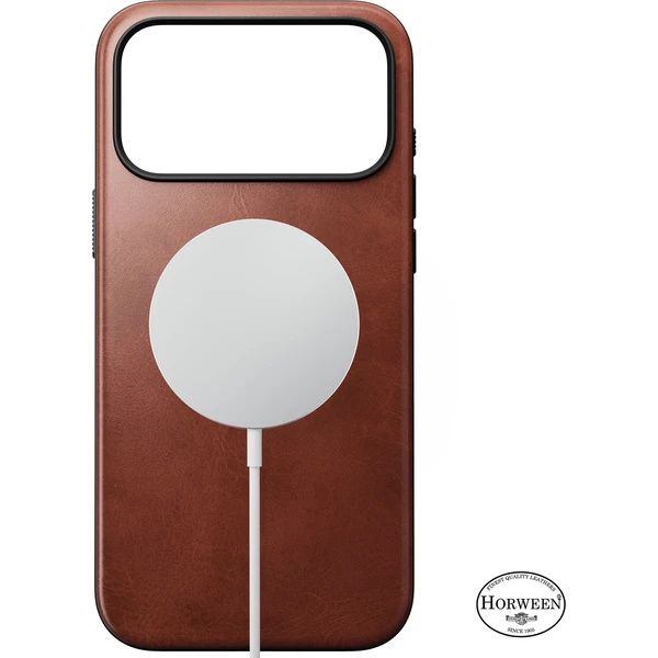 Nomad Modern Leather (Horween) MagSafe kožený kryt iPhone 18 Pro Max Olde Dublin - Pouzdra - Obrázek 56e712cf0b8b4720815d4aadf06ddb7c