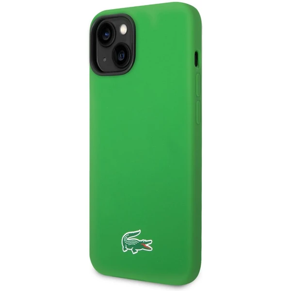 Lacoste Liquid Silicone Microfiber Croc Logo MagSafe kryt iPhone 13/14/15 zelený - Pouzdra - Obrázek 5716e79d504d4c9db4d262a68cec68dd