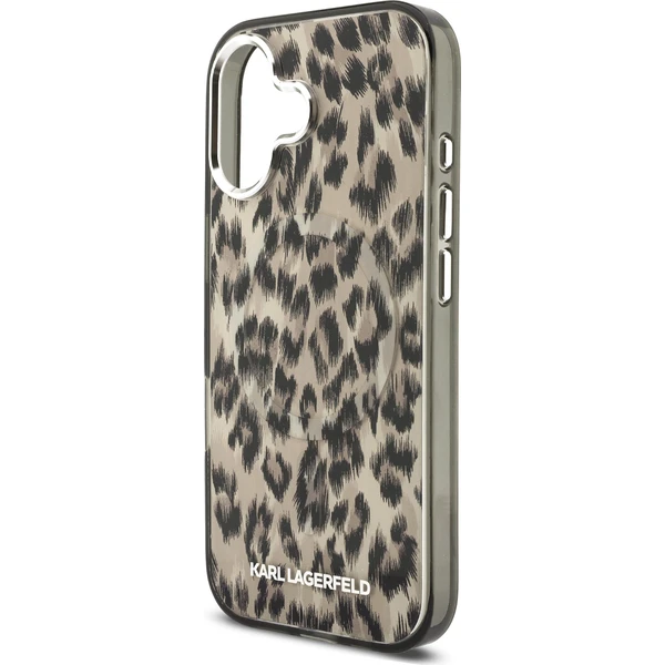 Karl Lagerfeld IML Leopard MagSafe Zadní Kryt pro iPhone 17 hnědý - Pouzdra - Obrázek 57250dc5400d4509ae9b20a0ef68a13c