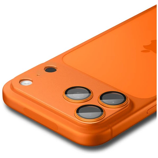Spigen Glass tR EZ Fit Optik Pro XL sklo na fotoaparát iPhone 17 Pro oranžové - Ochranné folie a skla - Obrázek 572aa258b34741ffbd6dca2e775d751d