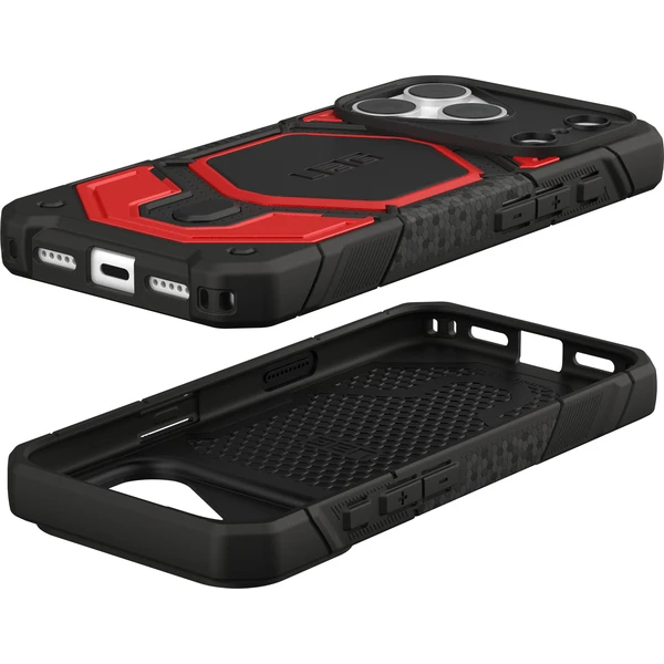 UAG Monarch Pro MagSafe kryt iPhone 18 Pro/17 Pro černý/červený - Pouzdra - Obrázek 57421ce6c224497b88aef891eaac8a40