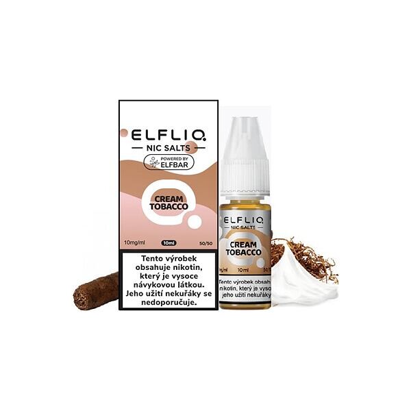 Elfliq Salt Tabák s krémem 10ml (10mg)