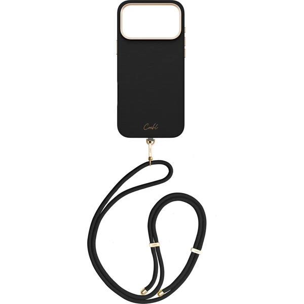 UNIQ Coehl Mirelle MagSafe kryt s poutkem iPhone 17 Pro Max Ebony - Pouzdra - Obrázek 574d0777f05344de80e0119bdf904414