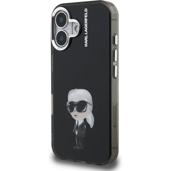 Karl Lagerfeld IML Aquarelle Karl kryt iPhone 16 černý - Pouzdra - Obrázek 57a5d658a3334705ac907bd48e7c926f