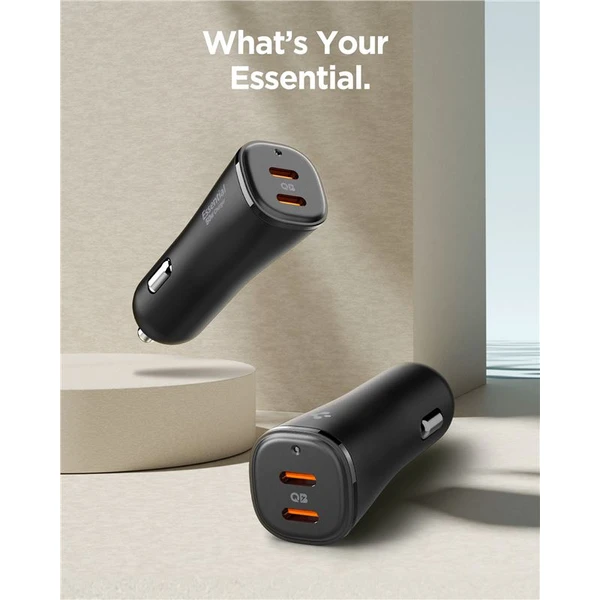 Spigen Essential (50W) nabíječka do auta černá - Nabíječky - Obrázek 57ab3c6f96f44a449e6750b89d1e0eb0