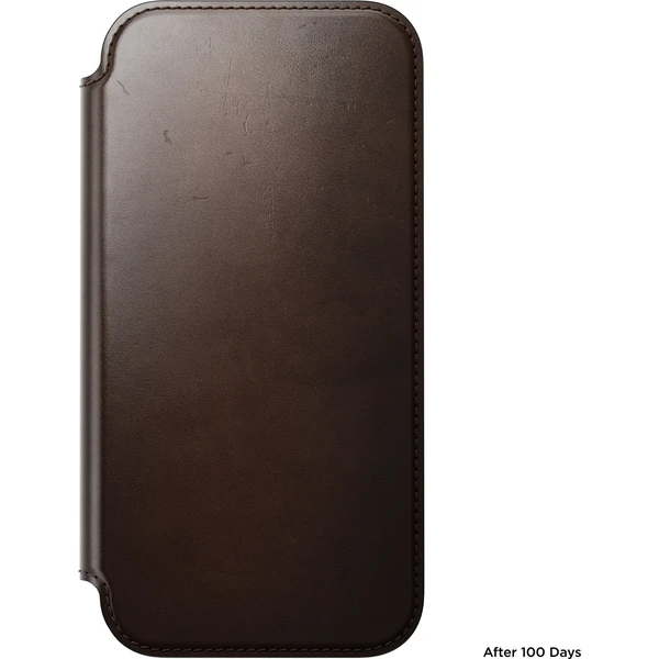 Nomad Modern Leather Folio (Horween) MagSafe kožené pouzdro iPhone 18 Pro Max Rustic Brown - Pouzdra - Obrázek 57d1297aa3b64cc2bcd8ae138269a19a