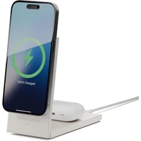 Native Union Rise 2v1 Qi2 (MagSafe) bezdrátová nabíječka šedá - Nabíječky