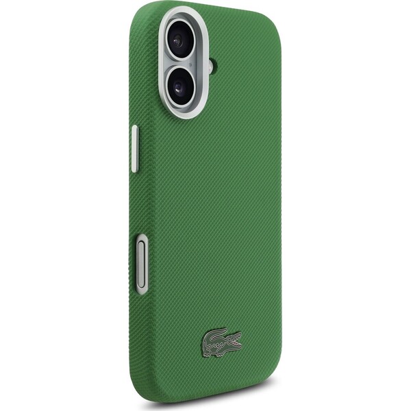 Lacoste Iconic Petit Pique Metal Logo MagSafe kryt iPhone 17 zelený - Pouzdra - Obrázek 57f6e5c4970d49789a0f28711e6ef4b4