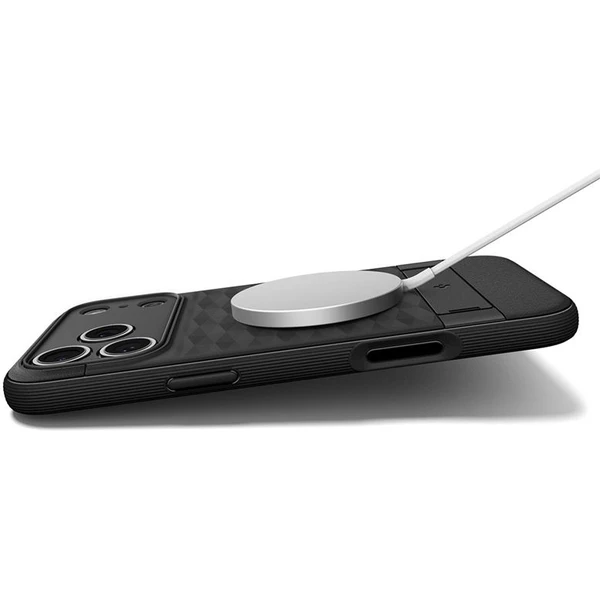 Spigen Parallax S MagSafe kryt iPhone 17 Pro Max matte black - Pouzdra - Obrázek 580f87e8d5a74e8390159d53202ef415