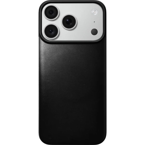Nomad Magnetic Leather Back (Horween) MagSafe kožený kryt iPhone 17 Pro/18 Pro Black - Pouzdra - Obrázek 58136642cccd4df48efe0c9c8b52c13a
