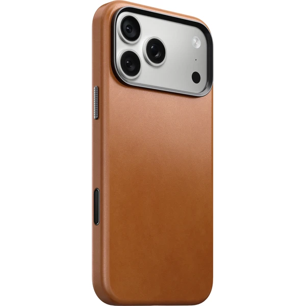 Nomad Traditional Leather (Horween) MagSafe kožený kryt iPhone 18 Pro Max Saddle
