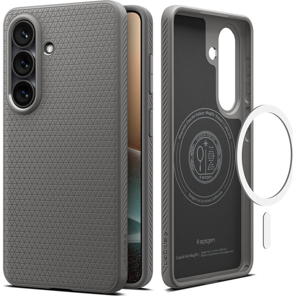 Spigen Liquid Air MagSafe kryt Samsung Galaxy S26 šedý