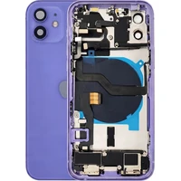 Náhradní housing pro iPhone 12 fialový - Náhradní housingy