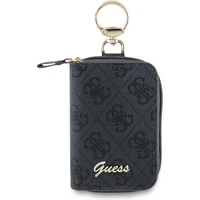 Guess PU 4G Script Logo klíčenka černá - Pouzdra
