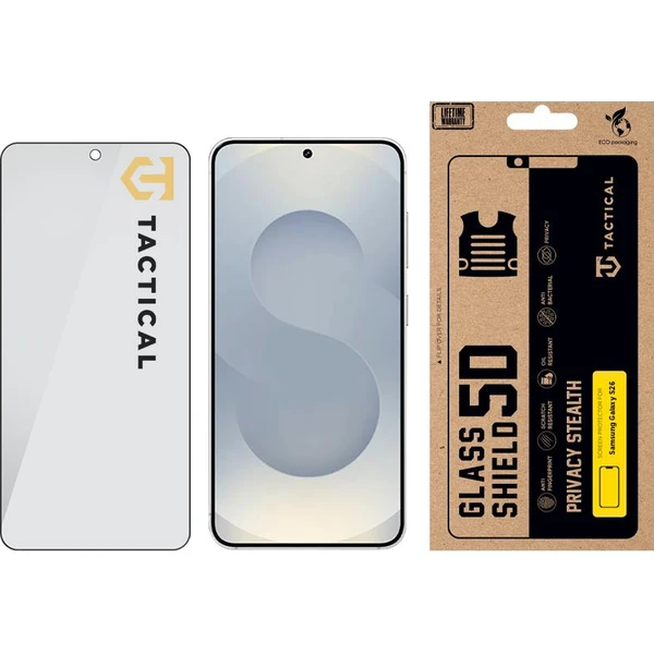 Tactical Glass Shield Privacy Stealth 5D sklo pro Samsung Galaxy S26 černé - Ochranné folie a skla - Obrázek 588f2bd178a24201af874d68f727a51e