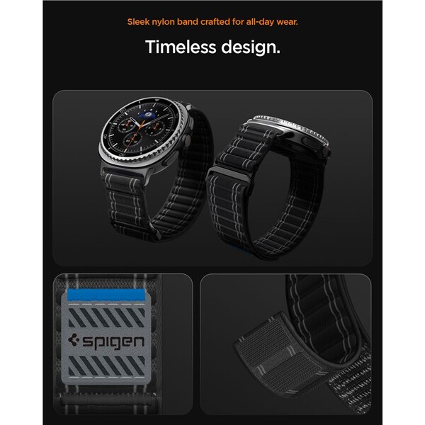Spigen Fabric Band řemínek (hook-and-loop) Samsung Galaxy Watch8 46/44/40mm černý - Řemínky - Obrázek 589cea930d6a471bab705924b8a6c3f6