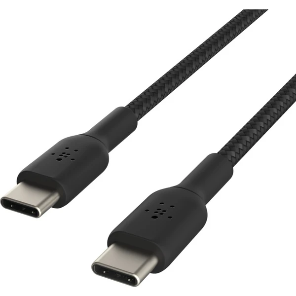 Belkin BOOST Charge Braided USB-C/USB-C napájecí kabel 60W 1m černý - Kabely a redukce - Obrázek 58C9400301