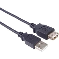 PremiumCord USB-A/USB-A prodlužovací kabel 3m černý - Kabely a redukce