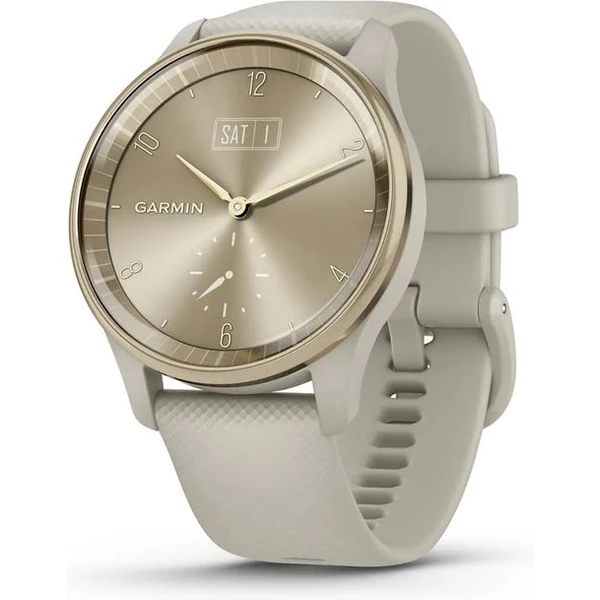 Garmin vívomove Trend Cream Gold / French Grey Silicone Band - Chytré hodinky - Hlavní obrázek
