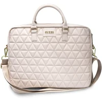 Guess Quilted taška pro 15" notebook růžová - Kabelky