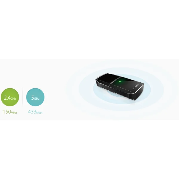 TP-Link Archer T2U WiFi USB adaptér - Síťové adaptéry - Obrázek 58QFF00101