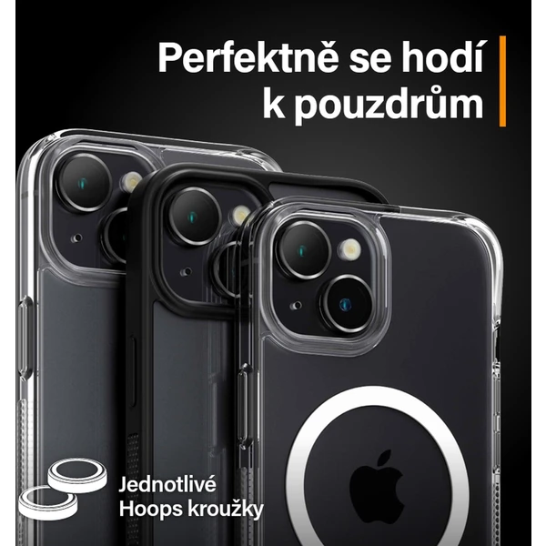 PanzerGlass HoOps ochranné kroužky Apple iPhone 15/15 Plus - Ochranné folie a skla - Obrázek 58TS100501
