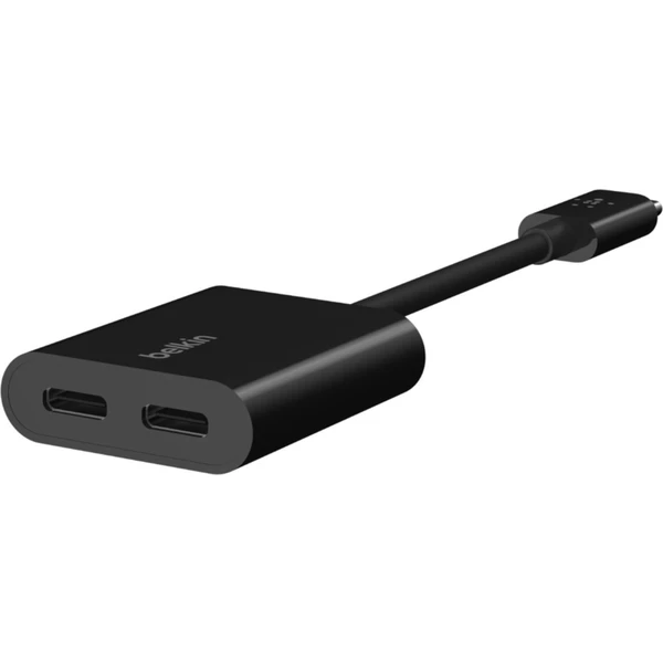 Belkin CONNECT USB-C audio/napájecí adaptér černý - USB huby - Obrázek 58VN300301