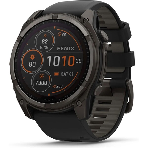 Garmin Fenix 8 Solar 51 mm titan černé Černá