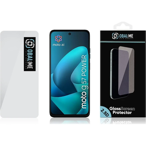 OBAL:ME 2.5D tvrzené sklo Motorola G57 Power čiré - Ochranné folie a skla - Obrázek 58be3668fce24d789c029e21b45c1b01