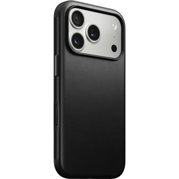 Nomad Modern Leather Case MagSafe kožený kryt iPhone 17 Pro Black