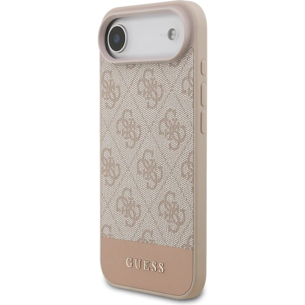 Guess PU 4G Stripe Zadní Kryt pro iPhone Air růžový - Pouzdra - Obrázek 59011963802d49138c532f83ef5593a0
