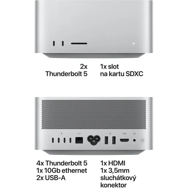 CTO Apple Mac Studio / 4TB SSD / M5 Ultra 30xCPU/64xGPU / 256GB - Stolní počítače - Obrázek 590e3094c0fc40be8a03980438b13c89