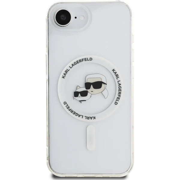 Karl Lagerfeld IML K&CH Heads Metal Frame MagSafe kryt iPhone 17e/16e čirý - Pouzdra - Obrázek 5914f26cdbd64dcc820f6fafc3c458c2