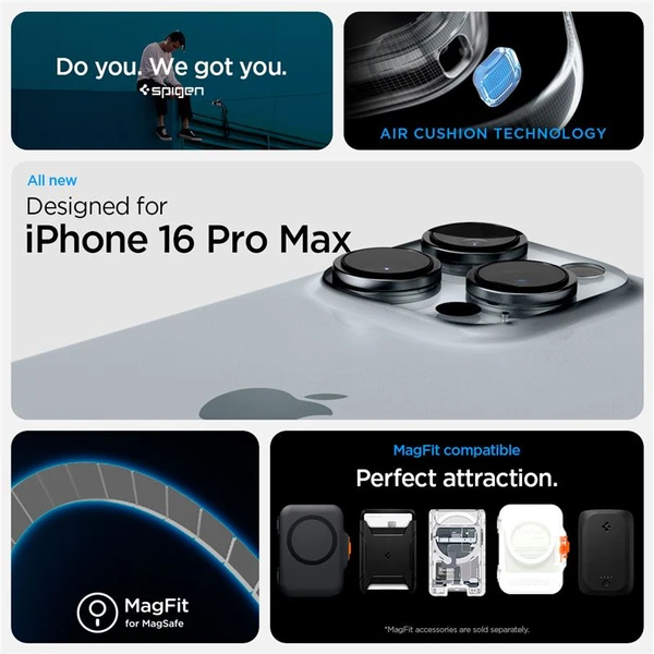 Spigen Ultra Hybrid T MagSafe kryt iPhone 16 Pro Max grafitový - Pouzdra - Obrázek 594ec78dd56e43678b57e9779a7bcc19